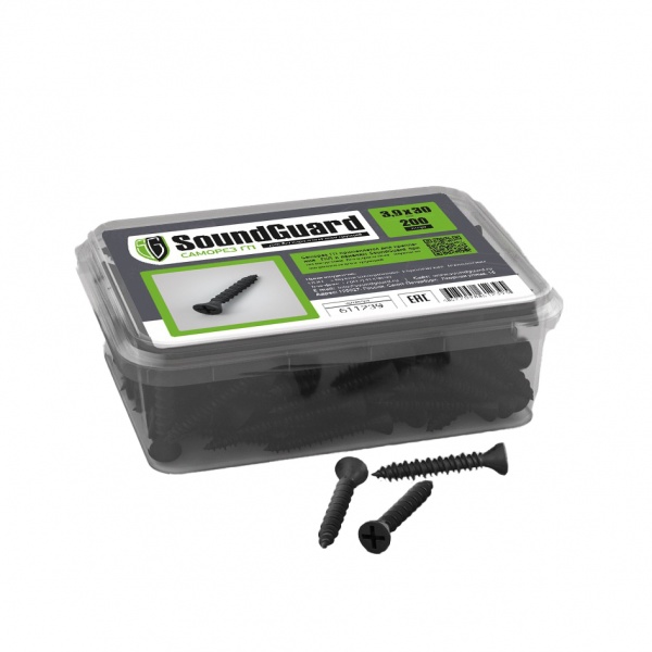 Саморезы SoundGuard  ГП 3,9х30 200 шт.